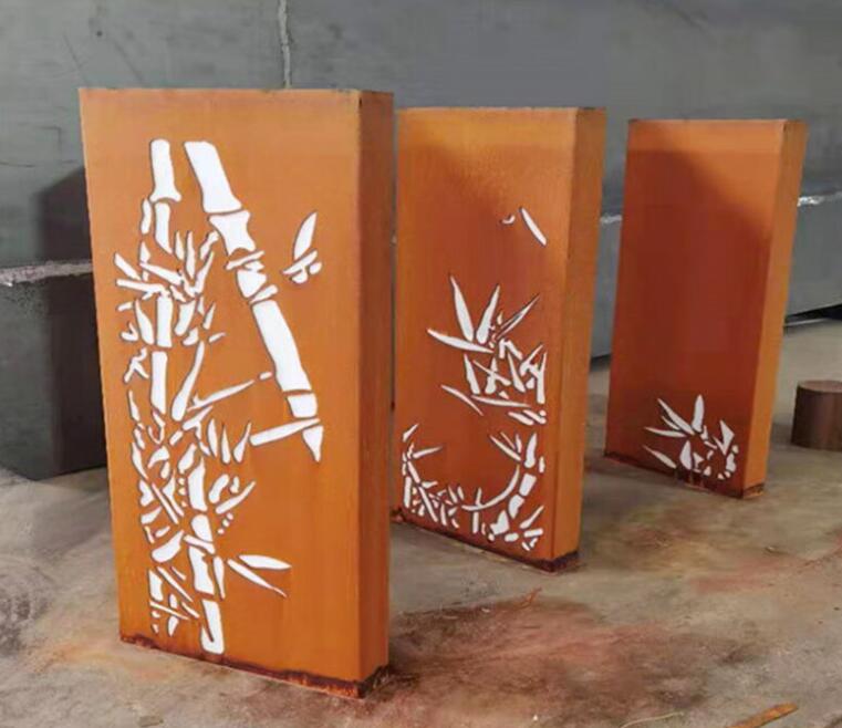 政和锈钢板灯箱
